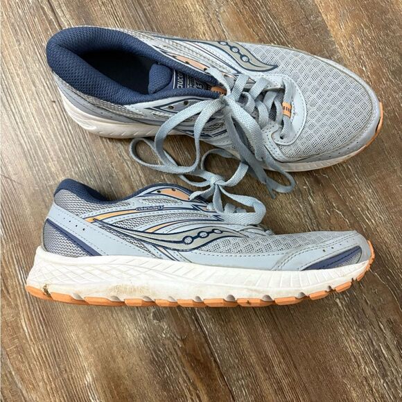 Saucony Cohesion 13 Blue Running Sneaker Size 7 Acticewear Outdoor Athleisure - Picture 2 of 8